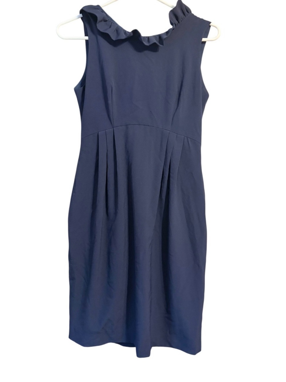 Camilyn Beth Go Go Dress Navy Ruffle Scoop Back Cocktail Dress 2 coastal - Picture 3 of 6